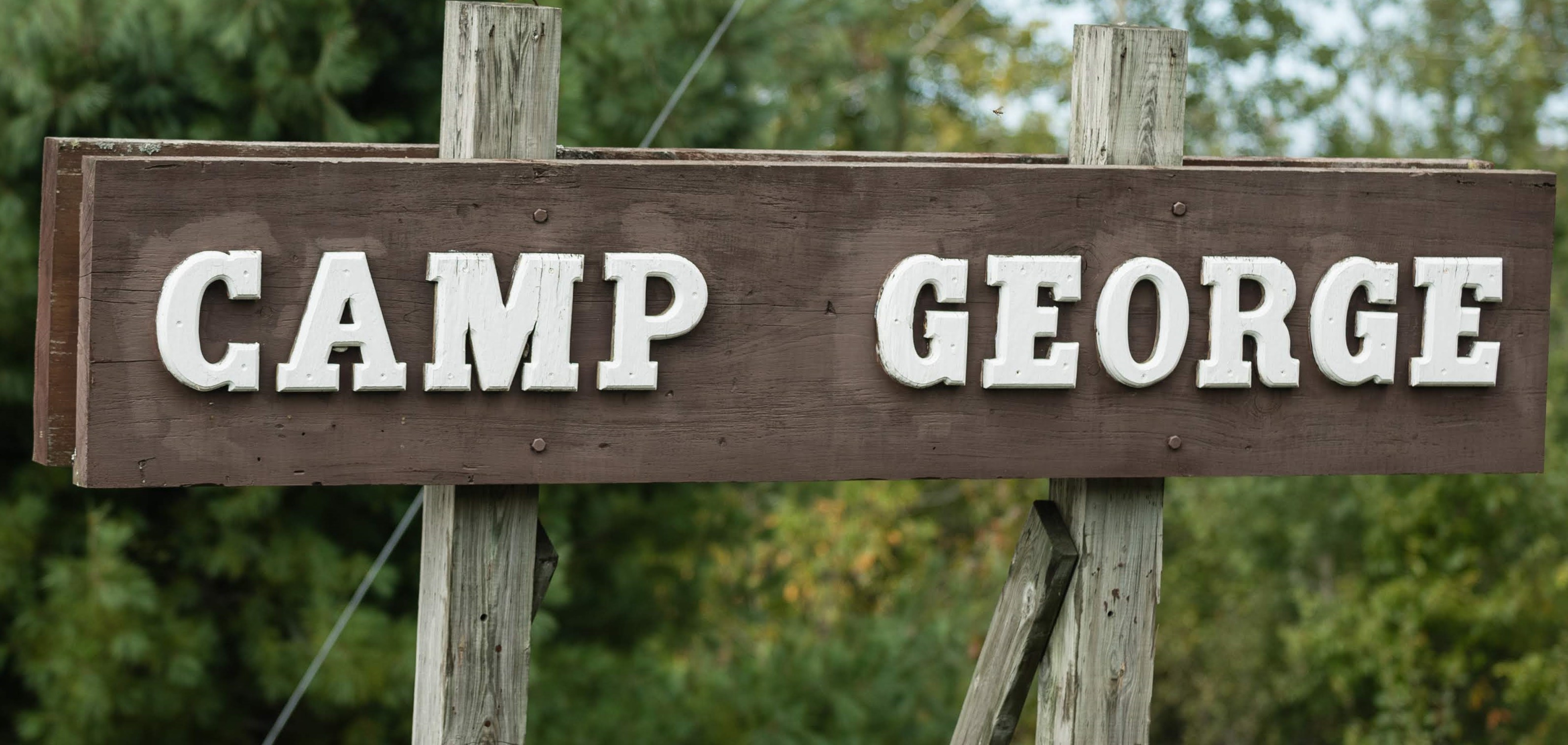 Camp George Sign